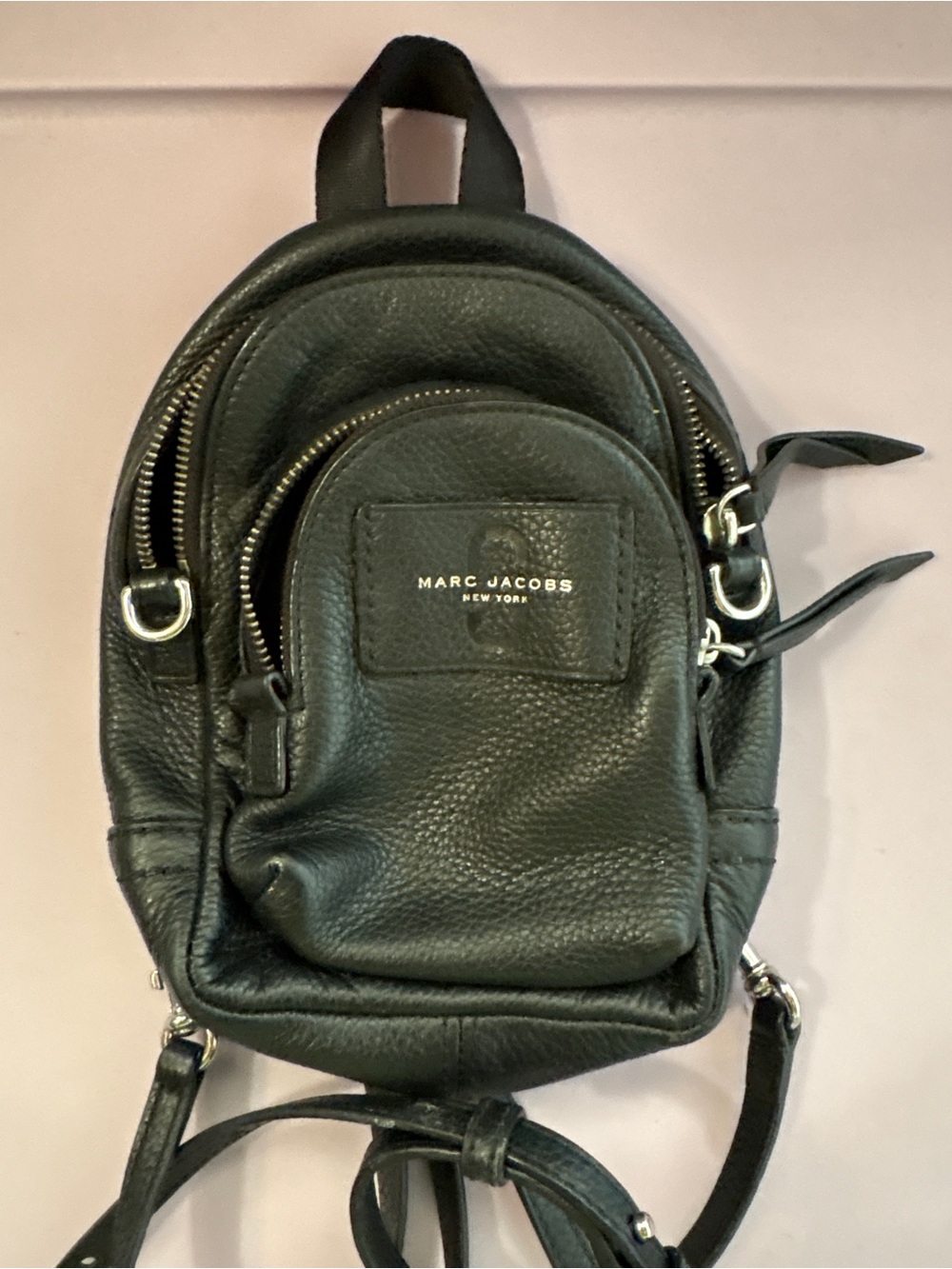 Marc Jacobs Mini Leather Backpack Purse